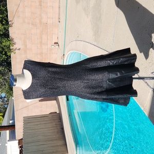 EUC Club Monaco Wool & Leather Dress - Size 8